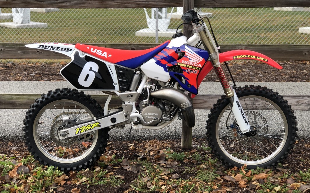 1996 CR125 CR250 MXoN TEAM HONDA USA GRAPHICS KIT THROTTLE JOCKEY