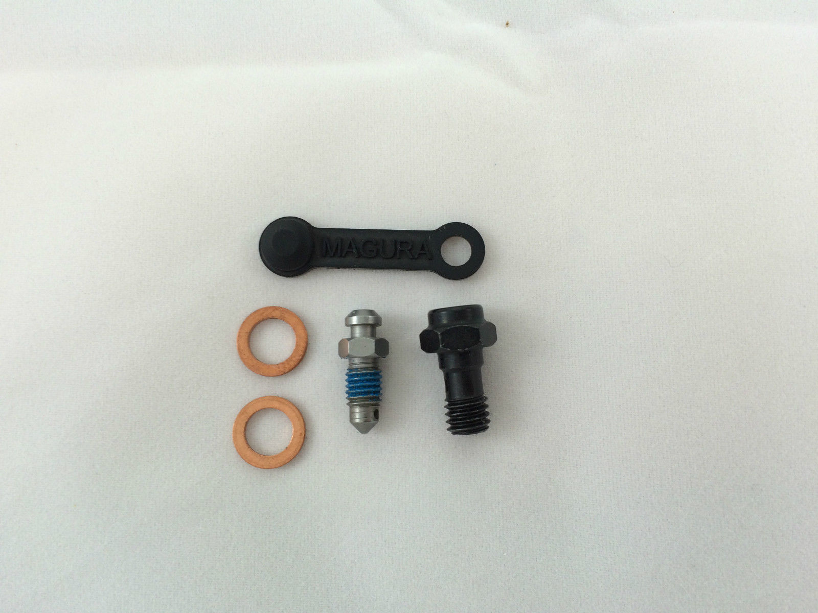 MAGURA HYMEC SLAVE CYLINDER BANJO BOLT/ BLEED SCREW KIT M6 x 16.5