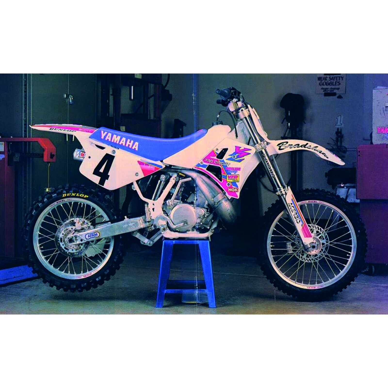 1990 1991 1992 YZ250 TECNOSEL GRAPHICS KIT TEAM YAMAHA USA REPLICA