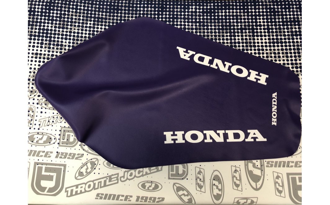 1995 CR 125 250 500 HONDA PURPLE OEM REPLICA SEAT COVER THROTTLE JOCKEY