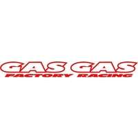 FACTORY RACING GAS GAS STICKER SMALL 200mm- MADE IN AUSTRALIA