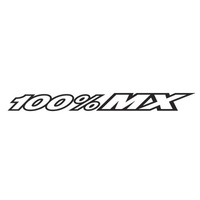 100%MX WINDSCREEN STICKER - FACTORY RACING - MADE IN AUSTRALIA