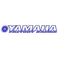 YAMAHA WINDSCREEN STICKER - FACTORY RACING - MADE IN AUSTRALIA