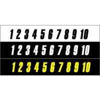 RACE NUMBERS 4 INCH PACK OF 3 NUMBERS FACTORY RACING MADE IN AUSTRALIA