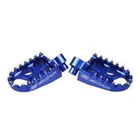 KX125 2002 TO 2008 KX250 2002 2003 2004 BLUE FOOT PEGS- SCAR RACING