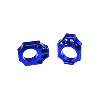 YZ250F 12-20 YZ450F 10-20 BLUE BILLET ALLOY AXLE BLOCKS SCAR RACING AB102