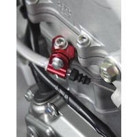 RMZ450 2008 TO 2020 BILLET ALLOY RED CLUTCH CABLE GUIDE-SCAR RACING SCCG401
