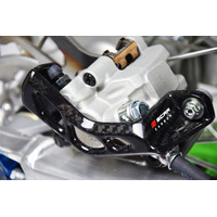 KX250 KX250F KX450 KX450F CARBON REAR CALIPER GUARD SCAR CRCG300