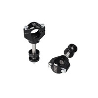 KX250F KX450F HANDLEBAR CLAMPS BLACK OVERSIZE 28.6mm 1-1/8 INCH SCAR P63