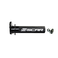 YZ KX RM 85 125 250 2 STROKE BILLET ALLOY THROTTLE TUBE BLACK SCAR TT101
