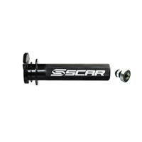 YZF WRF RMZ 250 450 BILLET ALLOY THROTTLE TUBE WITH BEARING BLACK SCAR TT103
