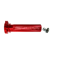 CRF250R CRF250X CRF450R CRF450X CRF450RX BILLET ALLOY RED THROTTLE TUBE WITH BEARING-SCAR