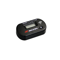 SCAR Wireless Hour Meter Black SWHM