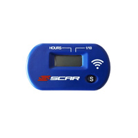 SCAR Wireless Hour Meter Blue SWHMBL