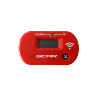 SCAR Wireless Hour Meter Red SWHMR