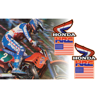 1986 CR 125 250 500 TEAM HONDA HRC MXdN SHROUD DECALS THROTTLE JOCKEY TJ86CRHRC