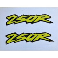 1996 CR250 OEM REPLICA SWING ARM DECALS THROTTLE JOCKEY
