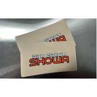 CR 125 250 500 PRO CIRCUIT SHOWA FORK LEG DECALS THROTTLE JOCKEY TJPCSHOWA