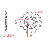 SPROCKET FRONT MTX 1565 12T #520