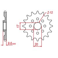 SPROCKET FRONT MTX 1905 13T #428