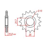 SPROCKET FRONT MTX 580 17T #530