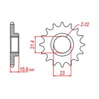 SPROCKET FRONT MTX 577 14T #520