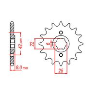 SPROCKET FRONT MTX 281 14T #520