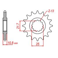 SPROCKET FRONT MTX 1586 16T #525