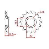 SPROCKET FRONT MTX 583 16T #520