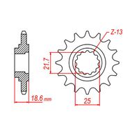 SPROCKET FRONT MTX 1538 15T #520