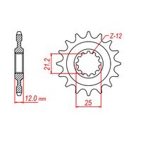 SPROCKET FRONT MTX 823 14T #520