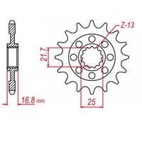 SPROCKET FRONT MTX 1373 16T #520