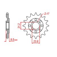 SPROCKET FRONT MTX 284 15T #520