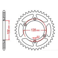 SPROCKET REAR MTX 797 48T #428