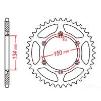 SPROCKET REAR MTX 460 43T #520