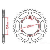SPROCKET REAR MTX 460 52T #520