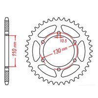 SPROCKET REAR MTX 486 37T #520