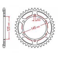 SPROCKET REAR MTX 865 46T #530