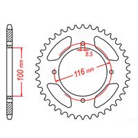 SPROCKET REAR MTX 461 47T #420