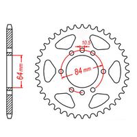 SPROCKET REAR MTX 1826 40T #520