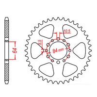 SPROCKET REAR MTX 811 47T #520
