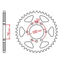SPROCKET REAR MTX 1825 47T #520