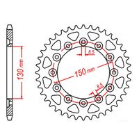 SPROCKET REAR MTX 245/2 48T #520