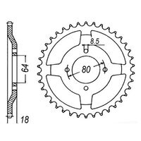 SPROCKET REAR MTX 1925 51T #428