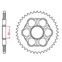 SPROCKET REAR MTX 50801 43T #525