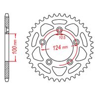 SPROCKET REAR MTX 746 43T #520