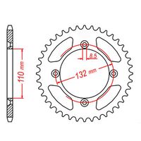 SPROCKET REAR MTX 895 49T #428