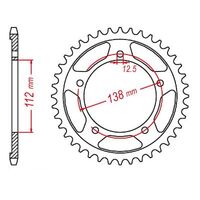 SPROCKET REAR MTX 1316 41T #520
