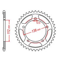 SPROCKET REAR MTX 302 42T #530