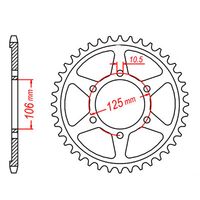 SPROCKET REAR MTX 2014 42T #525